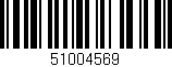 Código de barras (EAN, GTIN, SKU, ISBN): '51004569'