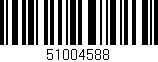 Código de barras (EAN, GTIN, SKU, ISBN): '51004588'