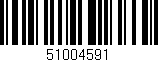 Código de barras (EAN, GTIN, SKU, ISBN): '51004591'