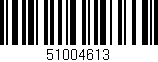 Código de barras (EAN, GTIN, SKU, ISBN): '51004613'