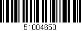 Código de barras (EAN, GTIN, SKU, ISBN): '51004650'