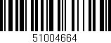 Código de barras (EAN, GTIN, SKU, ISBN): '51004664'