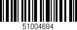 Código de barras (EAN, GTIN, SKU, ISBN): '51004684'