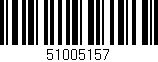 Código de barras (EAN, GTIN, SKU, ISBN): '51005157'
