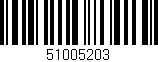 Código de barras (EAN, GTIN, SKU, ISBN): '51005203'