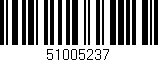 Código de barras (EAN, GTIN, SKU, ISBN): '51005237'
