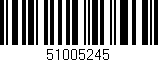 Código de barras (EAN, GTIN, SKU, ISBN): '51005245'