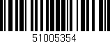 Código de barras (EAN, GTIN, SKU, ISBN): '51005354'