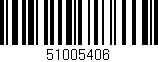 Código de barras (EAN, GTIN, SKU, ISBN): '51005406'