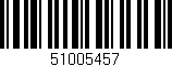 Código de barras (EAN, GTIN, SKU, ISBN): '51005457'