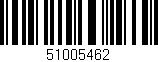 Código de barras (EAN, GTIN, SKU, ISBN): '51005462'