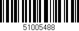 Código de barras (EAN, GTIN, SKU, ISBN): '51005488'