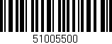 Código de barras (EAN, GTIN, SKU, ISBN): '51005500'