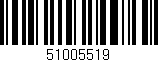 Código de barras (EAN, GTIN, SKU, ISBN): '51005519'