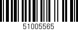 Código de barras (EAN, GTIN, SKU, ISBN): '51005565'