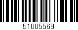 Código de barras (EAN, GTIN, SKU, ISBN): '51005569'