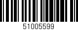 Código de barras (EAN, GTIN, SKU, ISBN): '51005599'