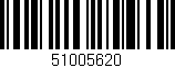Código de barras (EAN, GTIN, SKU, ISBN): '51005620'