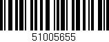 Código de barras (EAN, GTIN, SKU, ISBN): '51005655'