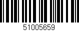 Código de barras (EAN, GTIN, SKU, ISBN): '51005659'