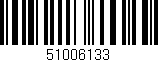 Código de barras (EAN, GTIN, SKU, ISBN): '51006133'