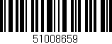 Código de barras (EAN, GTIN, SKU, ISBN): '51008659'
