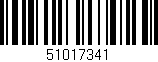 Código de barras (EAN, GTIN, SKU, ISBN): '51017341'