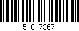 Código de barras (EAN, GTIN, SKU, ISBN): '51017367'