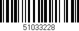 Código de barras (EAN, GTIN, SKU, ISBN): '51033228'