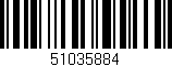Código de barras (EAN, GTIN, SKU, ISBN): '51035884'