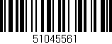 Código de barras (EAN, GTIN, SKU, ISBN): '51045561'