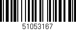 Código de barras (EAN, GTIN, SKU, ISBN): '51053167'