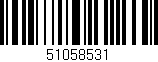 Código de barras (EAN, GTIN, SKU, ISBN): '51058531'