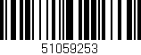 Código de barras (EAN, GTIN, SKU, ISBN): '51059253'