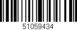 Código de barras (EAN, GTIN, SKU, ISBN): '51059434'