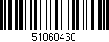 Código de barras (EAN, GTIN, SKU, ISBN): '51060468'