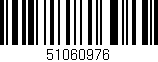 Código de barras (EAN, GTIN, SKU, ISBN): '51060976'