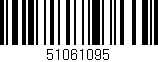 Código de barras (EAN, GTIN, SKU, ISBN): '51061095'