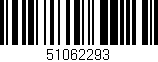 Código de barras (EAN, GTIN, SKU, ISBN): '51062293'