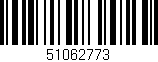 Código de barras (EAN, GTIN, SKU, ISBN): '51062773'