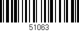 Código de barras (EAN, GTIN, SKU, ISBN): '51063'