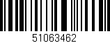 Código de barras (EAN, GTIN, SKU, ISBN): '51063462'