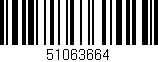 Código de barras (EAN, GTIN, SKU, ISBN): '51063664'