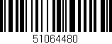 Código de barras (EAN, GTIN, SKU, ISBN): '51064480'
