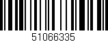 Código de barras (EAN, GTIN, SKU, ISBN): '51066335'