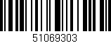 Código de barras (EAN, GTIN, SKU, ISBN): '51069303'
