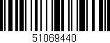 Código de barras (EAN, GTIN, SKU, ISBN): '51069440'
