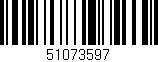 Código de barras (EAN, GTIN, SKU, ISBN): '51073597'