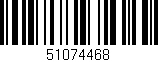 Código de barras (EAN, GTIN, SKU, ISBN): '51074468'