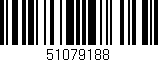 Código de barras (EAN, GTIN, SKU, ISBN): '51079188'